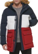 Tommy Hilfiger Men's Arctic Cloth Full Length Quilted Snorkel Jacket - Image 6