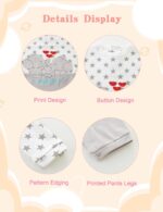Cute Baby Girl Clothes Footless Onesie Long Sleeve Outfit Jumpsuit Infant 100% Cotton Romper - Image 4