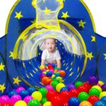 PigPigPen 3pc Kids Play Tent for Boys with Ball Pit, Crawl Tunnel, Princess Tents for Toddlers, Baby Space World Playhouse Toys, Boys Indoor& Outdoor Play House, Perfect Kid’s Gifts - Image 5