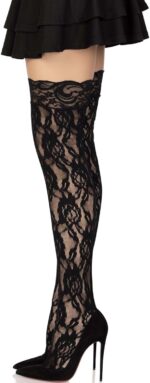 Leg Avenue Women's Hosiery Lace Thigh Highs - Image 4