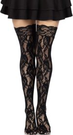 Leg Avenue Women's Hosiery Lace Thigh Highs - Image 5