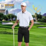 Mens Polo Shirts Short Sleeve Casual Solid Stylish Dry Fit Performance Designed Collared Golf Polo Shirts for Men - Image 3