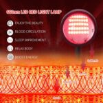 Red Light Therapy for Face, 40 LEDs 660nm LED Red Light Therapy Light with Clip, Suitable for Home Skin Care and Relieving Chronic Pain. - Image 3