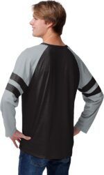FOCO NFL Mens NFL Team Logo Shirt Long Sleeve Henley - Image 4