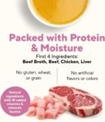 Dave's Pet Food Grain Free Wet Cat Food Pate (Beef & Chicken), Made in USA Naturally Healthy Canned, 12.5 oz Cans (12 Pack) - Image 4