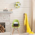 Britimes Round Wall Clock Silent Non-Ticking Battery Operated Clock 10 Inch, Summer Lemon Home Decor for Living Room, Kitchen, Bedroom, and Office - Image 3