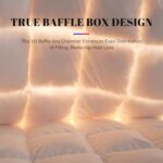 Feather Down Comforter Queen Size Duvet Insert, Light Weight True Baffle-Box Noiseless Bedding Comforters, Soft Hotel Collection Bed Comforter, Medium Warmth - White, 90 X 90 in. - Image 4