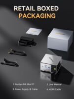 GMKtec Mini PC AMD Ryzen 5 PRO 6650H (Turbo 4.50GHz) 16GB DDR5 1TB NVME SSD Dual NIC LAN 2.5GbE Oculink, USB4, HDMI, USB-C Desktop Computer M8 - Image 9