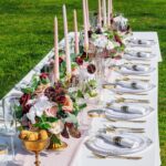 Nervure 175PCS White and Gold Plastic Plates - Disposable Dinnerware Set Include 50 Gold Plates for Dinner and Dessert, 75 Cutlery, 25Cups 25Napkins for Wedding & Party & Thanksgiving - Image 10