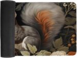 Gaming Mouse Pad, William Morris Style Squirrel Mouse Pad 11.8 x23.6 Inch Computer Mouse Mat Keyboard Full Desk Mousepad for Gaming, Office, Home - Image 4