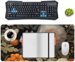Gaming Mouse Pad, William Morris Style Squirrel Mouse Pad 11.8 x23.6 Inch Computer Mouse Mat Keyboard Full Desk Mousepad for Gaming, Office, Home - Image 5