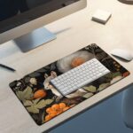 Gaming Mouse Pad, William Morris Style Squirrel Mouse Pad 11.8 x23.6 Inch Computer Mouse Mat Keyboard Full Desk Mousepad for Gaming, Office, Home - Image 6