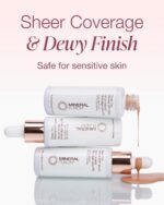 Mineral Fusion Sheer Tint SPF Face Serum (Light) - Tinted Broad Spectrum SPF 50 Mineral Zinc Oxide Sunscreen - Sheer Coverage Makeup, Lightweight & Dewy Finish - With Niacinamide, Aloe Vera - 1 Fl Oz - Image 5