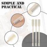 Nasal Hair Cutter, Double Sided Nose Hair Trimmer for Men Women, 360° Rotating Portable Manual Nose Hair Remover, Hairs Knife Noses with Ear Digger Travel Essentials (Beige, 3 PCS) - Image 5