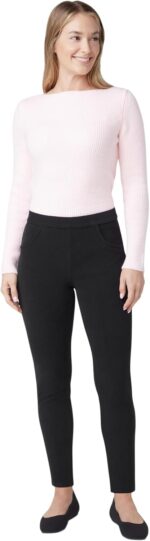HUE Women's Soft Twill Jean Style Leggings - Image 6