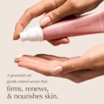 EXUVIANCE AGE REVERSE+ Advanced Renewal Retinol Overnight Serum Anti-Aging Wrinkle Reducer with 0.3% Pure Retinol, Niacinamide, NeoGlucosamine, Hyaluronic Acid, & Centella Asiatica, 30ml/1 fl oz - Image 4