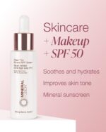 Mineral Fusion Face Serum, Sheer Tint Mineral SPF Serum, 1 Fl Oz, Tan, Tinted Broad Spectrum SPF 50 Mineral Sunscreen, Sheer Coverage, Lightweight & Dewy Finish for Glowing, Protected Skin - Image 6