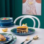 Melamine Dinnerware Set 12 PCS Teal Turquoise Tableware Plates Bowls Blue Green Dishwasher Safe Not Microware Not Oven - Image 10