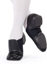 ARCLIBER PU Leather Jazz Shoes for Girls and Boys, Slip-on Dance Shoes for Toddler/Little Kid/Big Kid - Image 3