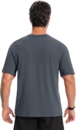 Little Beauty 5 Pack Men's T-Shirts Crew Neck Short Sleeve Cotton Tee Casual Summer Tops - Image 4