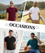 Little Beauty 5 Pack Men's T-Shirts Crew Neck Short Sleeve Cotton Tee Casual Summer Tops - Image 6