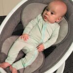 Aablexema Baby Footless Pajamas Zipper with Mitten, Rayon from Bamboo, Infant Long Sleeve Romper Pjs - Image 3