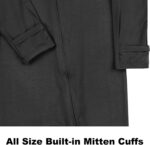 Aablexema Baby Footless Pajamas Zipper with Mitten, Rayon from Bamboo, Infant Long Sleeve Romper Pjs - Image 7