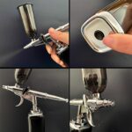 High air Flow Airbrush Kit,Portable Airbrush Compressor, Rechargeable Cordless Airbrush, Mini Air Brush, Handheld Airbrush Gun for Barber, Model Painting, Nail Art, Makeup, Tattoo - Image 5