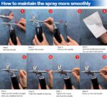 High air Flow Airbrush Kit,Portable Airbrush Compressor, Rechargeable Cordless Airbrush, Mini Air Brush, Handheld Airbrush Gun for Barber, Model Painting, Nail Art, Makeup, Tattoo - Image 6