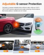 Vantrue N4 Pro S 4K 3 Channel Dash Cam w/Triple STARVIS 2, 4K+1080P+2.5K Front Inside Rear Dash Camera, 4+2.5K Dual Channel, HDR IR Night Vision, Voice Control, Parking Mode, GPS, Wi-Fi, Support 1TB - Image 7
