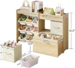 Toy Storage Organizer for Kids, 9-Bin Toy Organizer with 2-Drawers, Movable Toy Chest and Top Rack, Multifunctional Kids Bookshelf and Toy Storage for Playroom, Bedroom, Nursery, White - Image 3