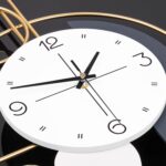 FLEBLE Modern Wall Clock with Pendulum Silent Decorative Wall Clock Battery Operated Gold Unique Large Clock for Living Room,Kitchen,Bedroom Home Decor Gift Idea,13x22.8 inches - Image 7