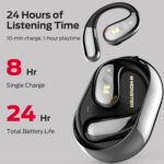 Monster Open Ear AC360, Wireless Bluetooth Rotary Earphone, with Lanyard, Upgraded Bluetooth 6.0, Touch Control, 24h Long Battery Life, IPX5 Waterproof,Long-Lasting Wear Without Fatigue - Image 6