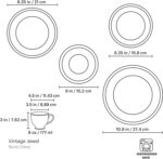 Lenox Vintage Jewel 5 Piece Boxed Set White Dinnerware - Image 4