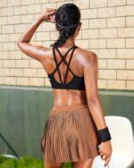 RUNNING GIRL Sports Bras for Women High Support, Molded Cup High Impact Sports Bras with Sewn in Pads Workout Yoga Bra - Image 6