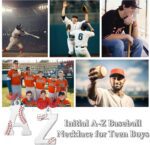 Baseball Necklaces Initial Necklace Baseball Coach Gifts Beaded Adjustable Letter A-Z Bling Baseball Necklace Rhinestone Baseball Accessories Stocking Stuffers for Teens Christmas Jewelry - Image 7