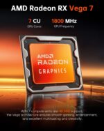 ACEMAGICIAN Kron Mini K1 Mini PC Gaming, AMD Ryzen 5 7430U (equiv to 5850U, 6C/12T, Up to 4.3Ghz), 16GB DDR4 512GB SSD Mini PC Computers Micro Desktop PC 4K Triple Display WiFi6 BT5.2 - Image 6