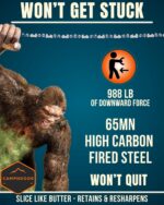 Pocket Chainsaw Survival Gear Supplies - Hand Chain Saw for Camping, Hiking & Backpacking - Manual Wire Saw for Trees - Portable Survival Equipment - Bushcraft Gear & Prepper Supplies Military - Image 4