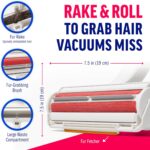 ChomChom Roller & Rake – Reusable Pet Hair Removal Roller with Rake Attachment for Cat & Dog Fur on Furniture, Couch, Carpet, Car, Rugs, Bedding & More– Portable, Eco-Friendly - Image 3