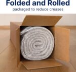 RUGPADUSA - Basics - 9'x12' - 1/4" Thick - 100% Felt - Protective Cushioning Rug Pad - Safe for All Floors and Finishes Including Hardwoods - Image 10