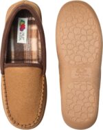 Fruit of the Loom Men’s Memory Foam House Slippers Indoor Outdoor – Microsuede Venetian Cozy Warm Men’s Slippers Plush House Shoes, Sizes 7-14 - Image 4