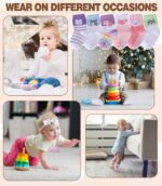 LANLEO Baby Non Slip Socks with Grippers Toddler Girls Boys Kids Grip Cotton Socks 6 Months-5 Year Old - Image 6