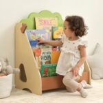 OOOK Montessori Bookshelf for Kids, Premium Pine Baby Bookshelf, Front Facing Toddler Bookcase for Nursery, Playroom, Classroom - Image 9