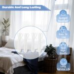 CeeVian Adjustable Drapery Pins Plastic Curtain Hooks Ratchet System Curtain Hooks Curtain Pleat Hooks for Window Curtain, Door Curtain, Shower Curtain (85mm/3.35inch) (30) - Image 6