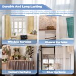 CeeVian Adjustable Drapery Pins Plastic Curtain Hooks Ratchet System Curtain Hooks Curtain Pleat Hooks for Window Curtain, Door Curtain, Shower Curtain (85mm/3.35inch) (30) - Image 7