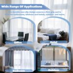 CeeVian Adjustable Drapery Pins Plastic Curtain Hooks Ratchet System Curtain Hooks Curtain Pleat Hooks for Window Curtain, Door Curtain, Shower Curtain (85mm/3.35inch) (30) - Image 8