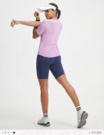 baleaf Women's Workout Tops Short Sleeve Mesh Back Quick Dry Breathable UPF 50+ Athletic Shirts for Running Gym Hiking Tee - Image 7