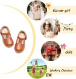 Otter MOMO Toddler Little Girls Oxford Shoes Mary Jane Flat T-Strap School Uniform Party Dress Shoes - Image 8