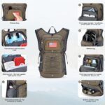 Maelstrom Hydration Hiking Backpack with 2L/3L Water Bladder, High Flow Bite Valve Water Backpack Men Women Lightweight Insulation for Hiking, Cycling, Running, Climbing, Camping - Image 3