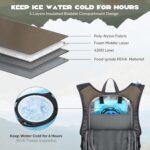 Maelstrom Hydration Hiking Backpack with 2L/3L Water Bladder, High Flow Bite Valve Water Backpack Men Women Lightweight Insulation for Hiking, Cycling, Running, Climbing, Camping - Image 4